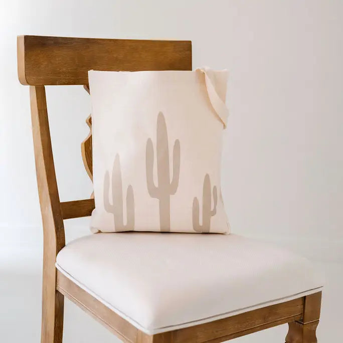 Three Sage Saguaros Tote