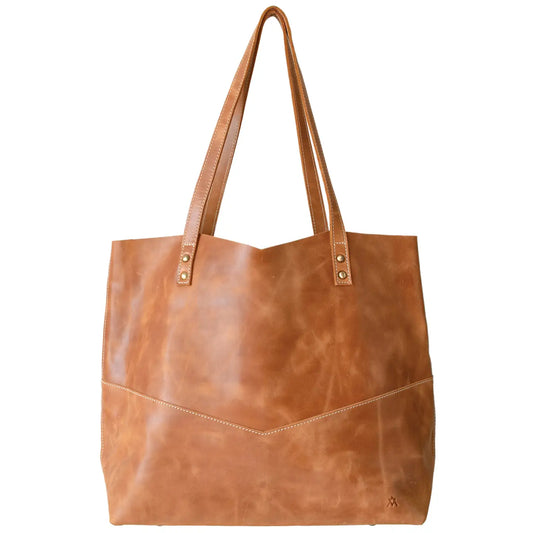 Leather Traveler's Tote Bag